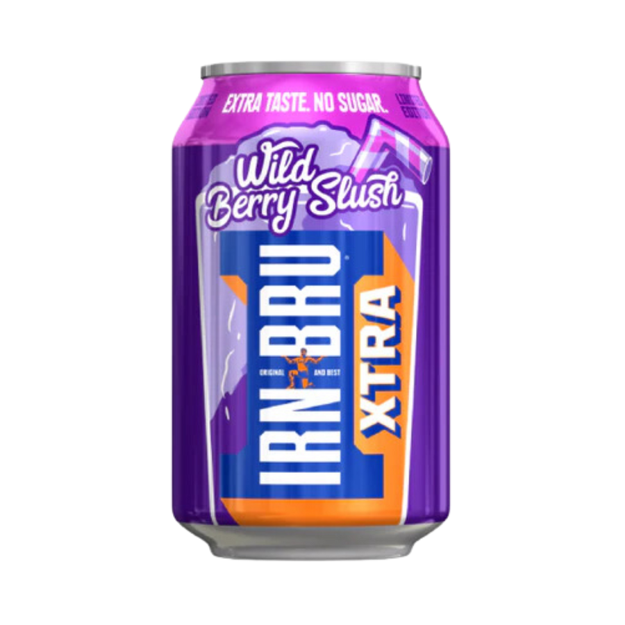 Irn Bru XTRA Wild Berry Slush (United Kingdom)