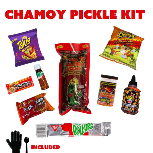 Large Chamoy Pickle Kit Gloves Spoon Included